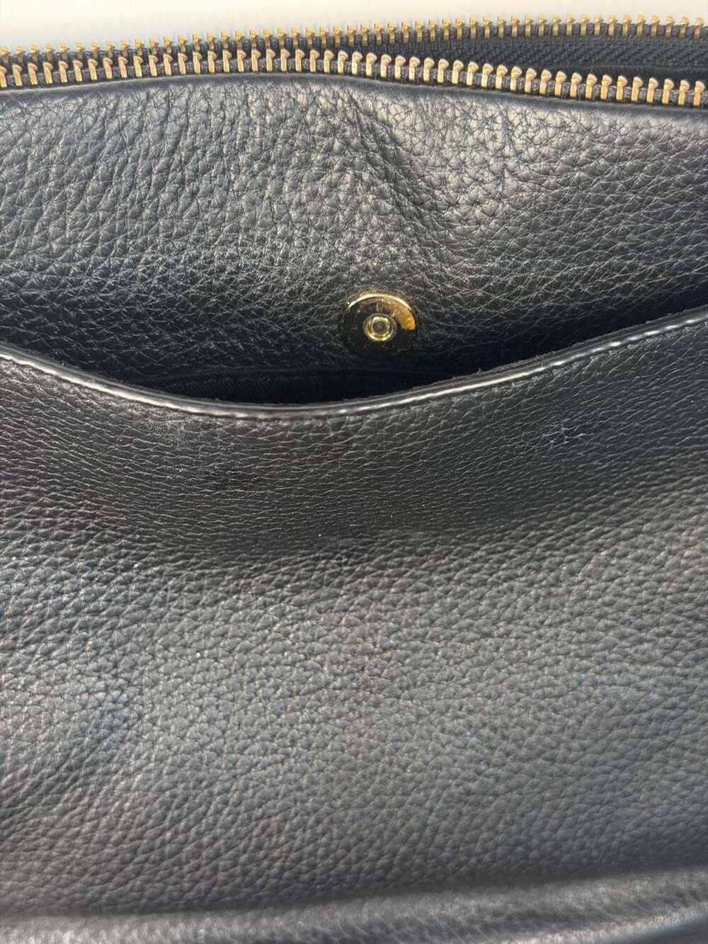 14th & Union Black Pebbled Leather Crossbody Bag - Picture 8 of 10